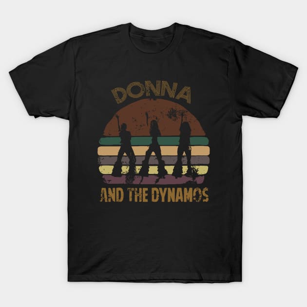 Donna and the dynamos - Mamma mia music T-Shirt by alicastanley